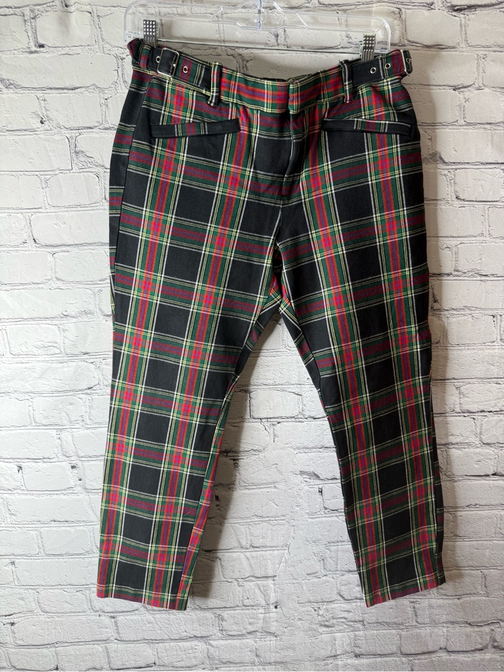 Vintage gap plaid pants signature skinny ankle size 10
